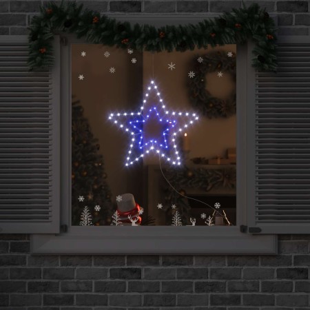 Estrella de Navidad con 72 LED Frío 51,5 x 50 x 0,65 cm Hierro en Decoración Festiva y Estacional | Comprar online en Foru.es