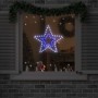 Estrella de Navidad con 72 LED Frío 51,5 x 50 x 0,65 cm Hierro en Decoración Festiva y Estacional | Comprar online en Foru.es