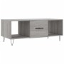 Mesa de centro madera contrachapada gris Sonoma 102x50x40 cm de vidaXL, Mesas de centro - Ref: Foro24-829298, Precio: 50,57 €...
