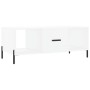 Mesa de centro madera contrachapada blanco 102x50x40 cm de vidaXL, Mesas de centro - Ref: Foro24-829308, Precio: 56,40 €, Des...
