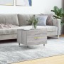 Mesa de centro madera contrachapada gris Sonoma 50x50x40 cm de vidaXL, Mesas de centro - Ref: Foro24-829360, Precio: 40,14 €,...