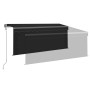 Toldo retráctil automático con persiana gris antracita 3,5x2,5m en Toldos | Comprar online en Foru.es