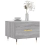 Mesa de centro madera contrachapada gris Sonoma 50x50x40 cm de vidaXL, Mesas de centro - Ref: Foro24-829360, Precio: 40,14 €,...