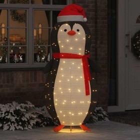 Figura de pingüino de nieve Cálido 78 x 88 x 180 cm tela en Decoración Festiva y Estacional | Comprar online en Foru.es