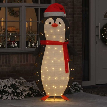 Figura de pingüino de nieve Cálido 78 x 88 x 180 cm tela en Decoración Festiva y Estacional | Comprar online en Foru.es