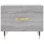 Mesa de centro madera contrachapada gris Sonoma 50x50x40 cm de vidaXL, Mesas de centro - Ref: Foro24-829360, Precio: 40,14 €,...