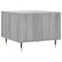 Mesa de centro madera contrachapada gris Sonoma 50x50x40 cm de vidaXL, Mesas de centro - Ref: Foro24-829360, Precio: 40,14 €,...