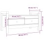 Banco de recibidor madera maciza de pino 80x40x43 cm de vidaXL, Bancos para recibidores y almacenamiento - Ref: Foro24-821784...