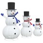 Familia de Muñecos de Nieve Navideños con 270 LED 3 pcs Cálido en Decoración Festiva y Estacional | Comprar online en Foru.es