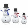 Familia de Muñecos de Nieve Navideños con 270 LED 3 pcs Cálido en Decoración Festiva y Estacional | Comprar online en Foru.es