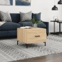 Mesa de centro madera contrachapada roble Sonoma 50x50x40 cm de vidaXL, Mesas de centro - Ref: Foro24-829402, Precio: 42,89 €...