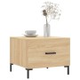 Mesa de centro madera contrachapada roble Sonoma 50x50x40 cm de vidaXL, Mesas de centro - Ref: Foro24-829402, Precio: 42,89 €...