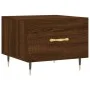 Brown oak plywood coffee table 50x50x40 cm by vidaXL, Coffee table - Ref: Foro24-829362, Price: 41,73 €, Discount: %