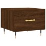 Mesa de centro madera contrachapada roble marrón 50x50x40 cm de vidaXL, Mesas de centro - Ref: Foro24-829362, Precio: 42,11 €...
