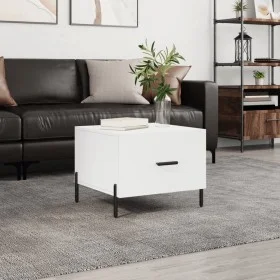 White engineered wood coffee table 50x50x40 cm by vidaXL, Coffee table - Ref: Foro24-829412, Price: 42,57 €, Discount: %