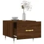 Brown oak plywood coffee table 50x50x40 cm by vidaXL, Coffee table - Ref: Foro24-829362, Price: 41,73 €, Discount: %