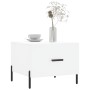 Mesa de centro madera de ingeniería blanca 50x50x40 cm de vidaXL, Mesas de centro - Ref: Foro24-829412, Precio: 42,94 €, Desc...