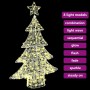 Árbol de Navidad con 100 LED cálido 120 cm Acrílico en Decoración Festiva y Estacional | Comprar online en Foru.es