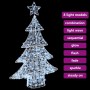 Árbol de Navidad con 100 LED frío 122 cm Acrílico en Decoración Festiva y Estacional | Comprar online en Foru.es