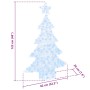 Árbol de Navidad con 100 LED frío 122 cm Acrílico en Decoración Festiva y Estacional | Comprar online en Foru.es