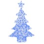 Árbol de Navidad con 100 LED Azul 122 cm Acrílico en Decoración Festiva y Estacional | Comprar online en Foru.es