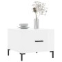 Mesa de centro madera de ingeniería brillo blanco 50x50x40 cm de vidaXL, Mesas de centro - Ref: Foro24-829400, Precio: 42,37 ...