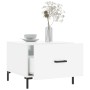 Mesa de centro madera de ingeniería brillo blanco 50x50x40 cm de vidaXL, Mesas de centro - Ref: Foro24-829400, Precio: 42,37 ...