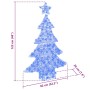 Árbol de Navidad con 100 LED Azul 122 cm Acrílico en Decoración Festiva y Estacional | Comprar online en Foru.es