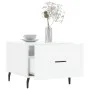 Mesa de centro madera de ingeniería brillo blanco 50x50x40 cm de vidaXL, Mesas de centro - Ref: Foro24-829432, Precio: 42,37 ...