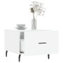 Mesa de centro madera de ingeniería brillo blanco 50x50x40 cm de vidaXL, Mesas de centro - Ref: Foro24-829432, Precio: 42,37 ...
