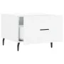 Mesa de centro madera de ingeniería brillo blanco 50x50x40 cm de vidaXL, Mesas de centro - Ref: Foro24-829432, Precio: 42,37 ...