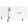 Mesa de centro madera de ingeniería brillo blanco 50x50x40 cm de vidaXL, Mesas de centro - Ref: Foro24-829432, Precio: 42,37 ...