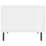 Mesa de centro madera de ingeniería brillo blanco 50x50x40 cm de vidaXL, Mesas de centro - Ref: Foro24-829432, Precio: 42,37 ...