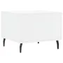 Mesa de centro madera de ingeniería brillo blanco 50x50x40 cm de vidaXL, Mesas de centro - Ref: Foro24-829432, Precio: 42,37 ...