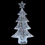 Árbol de Navidad con 160 LED frío 151 cm Acrílico en Decoración Festiva y Estacional | Comprar online en Foru.es