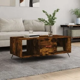 Smoked oak plywood coffee table 102x50x40 cm by vidaXL, Coffee table - Ref: Foro24-829273, Price: 65,34 €, Discount: %