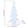 Árbol de Navidad con 160 LED frío 151 cm Acrílico en Decoración Festiva y Estacional | Comprar online en Foru.es