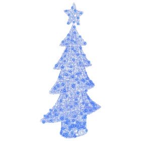 Árbol de Navidad con 160 LED Azul 150 cm Acrílico en Decoración Festiva y Estacional | Comprar online en Foru.es
