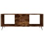 Mesa de centro madera contrachapada roble ahumado 102x50x40 cm de vidaXL, Mesas de centro - Ref: Foro24-829273, Precio: 66,14...