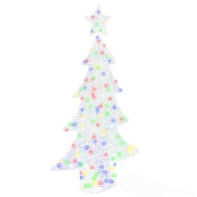 Árbol de Navidad con 160 LED Multicolor 150 cm Acrílico en Decoración Festiva y Estacional | Comprar online en Foru.es