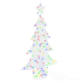Árbol de Navidad con 160 LED Multicolor 150 cm Acrílico en Decoración Festiva y Estacional | Comprar online en Foru.es