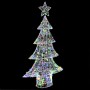 Árbol de Navidad con 160 LED Multicolor 150 cm Acrílico en Decoración Festiva y Estacional | Comprar online en Foru.es