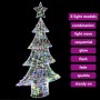 Árbol de Navidad con 160 LED Multicolor 150 cm Acrílico en Decoración Festiva y Estacional | Comprar online en Foru.es