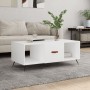Mesa de centro madera contrachapada blanco 102x50x40 cm de vidaXL, Mesas de centro - Ref: Foro24-829268, Precio: 49,43 €, Des...