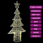Árbol de Navidad con 240 LED cálido 180 cm Acrílico en Decoración Festiva y Estacional | Comprar online en Foru.es