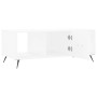 Mesa de centro madera contrachapada blanco 102x50x40 cm de vidaXL, Mesas de centro - Ref: Foro24-829268, Precio: 49,43 €, Des...