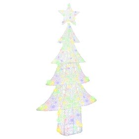 Árbol de Navidad con 240 LED Multicolor 180 cm Acrílico en Decoración Festiva y Estacional | Comprar online en Foru.es