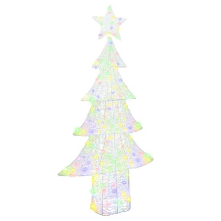 Árbol de Navidad con 240 LED Multicolor 180 cm Acrílico en Decoración Festiva y Estacional | Comprar online en Foru.es