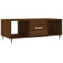 Mesa de centro madera contrachapada roble marrón 102x50x40 cm de vidaXL, Mesas de centro - Ref: Foro24-829283, Precio: 51,33 ...
