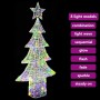 Árbol de Navidad con 240 LED Multicolor 180 cm Acrílico en Decoración Festiva y Estacional | Comprar online en Foru.es